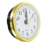 COHEALI Reloj de Pared Redondo con Árabes Kit de Inserción para DIY Mecanismo Quartz para Oficina y Hogar Carcasa Resistente y Clara para Decoración y Reparación
