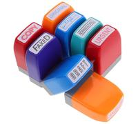 COHEALI Set de Sellos para Profesores 8 Piezas Colores Vivos, Sellos para Evaluación y Recompensas Escolares, Útiles para Estimular Habilidades en Durante Clases de Inglés