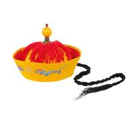 COHEALI Sombrero Chino Antiguo Dinastía Qing para Cosplay Adulto