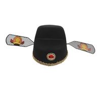 COHEALI Sombrero de Cosplay Estilo Chino Antiguo para Adultos, Accesorio Cómodo y Coleccionable de Tela No Tejida, Adecuado para Actuaciones y Representaciones Culturales Color Aleatorio