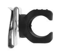 COHEALI Soporte de Clip Ajuste de Abrazadera 20-27mm para Luz de Casco de Seguridad Negro, Material de Nylon y Acero Manganeso Ligero y Fácil de Usar para Obra y Construcción