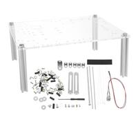 COHEALI Soporte para Carcasa de PC Abierta Transparente Compatible Chasis Compacto/UATX Base Compacta Capa para Pruebas y Montaje de Placas Base Accesorio para Banco de Pruebas de