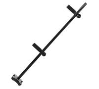 COHEALI Soporte para Tarjeta Gráfica Gpu Ajustable y Antideslizante de Aleación de Aluminio, Doble Barra Negra, Compatible Múltiples Chasis, Soporte para Evitar Caída y Hundimiento,