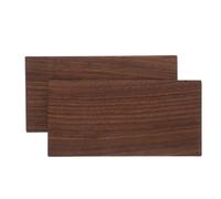 COHEALI Tablones de Nogal Macizo 20X10X08 CM 2 Piezas Madera para Manualidades Láminas Gruesas sin Terminar para Bricolaje Grabado Corte y Proyectos Escolares