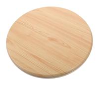 COHEALI Taburete Redondo Asiento de Madera Reemplazo, Parte para Taburete de Barra, Accesorio Asiento de Madera Natural Diseño de Superficie de Vetas, Uso en Restaurante, Hogar y Oficina