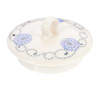 COHEALI Tapa de Cerámica para Tetera Diseño de Flor Delicada, Cubierta Resistente al Calor para Tetera Casera, Accesorio para Taza de Té, Repuesto Práctico para Uso en Hogar, Fiestas