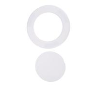 COHEALI Tapadera Redonda Adhesiva para Orificios de Acceso y Tuberías de Fontanería, Placa Decorativa de Abs para Baño y Cocina, Evita el Levantamiento de Bordes