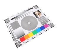 COHEALI Tarjeta Adhesiva de Calibración para Enfoque de Cámara de Seguridad 40x32 Cm, Tabla de Prueba de Enfoque Cctv, Herramienta de Ajuste de Nitidez para Monitor y Lente, Uso