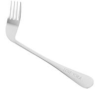 COHEALI Tenedor En Ángulo Para Zurdos Tenedor De Autoalimentación Cubiertos En Ángulo De Acero Inoxidable Utensilio De Alimentación Para Comer Vajilla De Asistencia Para Pacientes De Edad