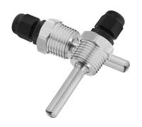 COHEALI Termómetro de Vaina Pozos Termométricos para Calentador de Agua sin Soldadura 2 Piezas de Acero Inoxidable Instalación Fácil, Monitoreo de Temperatura Color Color Aleatorio
