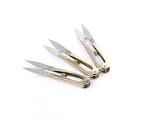 COHEALI Tijeras de Sastre Forma Resorte para Cortar Hilo y Tejido Diseño Antióxido con Protección Herramienta Práctica para Costura y Bordado Color Aleatorio Color