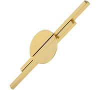 COHEALI Tiradores para Muebles de Cocina y Baño, 2 Piezas, Manijas de Media Luna en Aleación de Aluminio Dorado, Distancia entre Orificios de 160 MM