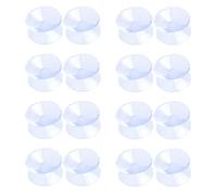 COHEALI Topes Antideslizantes para Mesa de Cristal Ventosas de Doble Cara 20 Unidades Pequeñas de PVC Diámetro 20 MM Almohadillas Protectoras sin Adhesivo para Muebles Uso en