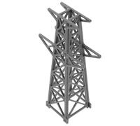 COHEALI Torre Eléctrica en Miniatura 1:200 de Plástico Resistente a Deformaciones para Montaje DIY en Maqueta Arquitectónica y Accesorios de Vías de Tren