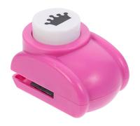 COHEALI Troqueladora Manual para Papel DIY Perforador para Scrapbooking y Manualidades Diseño de Coche y Emblema Resistente para Proyectos Escolares y Decoración Creativa Color Aleatorio