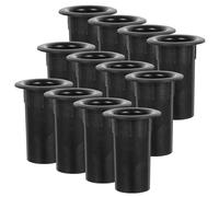 COHEALI Tubo de Puerto de Subwoofer de Plástico 41X80 MM 12 Piezas Accesorio para Caja de Altavoz Bass Reflex Orificio de Salida de Aire para Mejora de Graves en Sistemas de Audio