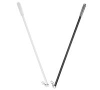 COHEALI Varilla de Tiro para Cortinas 50 Cm, Barra Manual para Persianas Verticales, 2 Piezas (Color Negro y Color Claro), Accesorios Prácticos para Hogar, Barra para Cortina Ligera