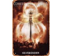 Coheed and Cambria: Neverender Night IV - Good Apollo, I'm Burning Star IV, Volumen Dos: No World For Tomorrow, póster de película para el hogar, decoración de pared de metal retro, 20 x 30 cm