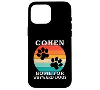 Cohen Home For Wayward Dogs Apellido Carcasa para iPhone 16 Pro MAX