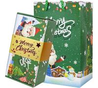 Coherentq - Caja de regalo sorpresa de explosión de Navidad por dinero, caja plegable de explosión emergente, cajas de regalo sorpresa de feliz cumpleaños (verde, 12 unidades (1 caja))