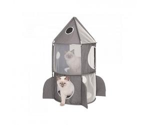 Cohete de tela para gatos Vesper Rocket - Catit - Color: Gris