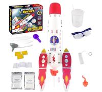 Cohetes para - Juguetes Educativos Cohete Espacial,Juego de Construcción STEM y Kit Científico Interactivo, Actividades de Aprendizaje y Desarrollo de Habilidades Motrices