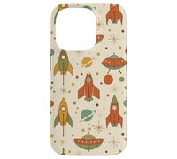 Cohetes Retro y OVNI Modern Atomic Sci-Fi Rocket Century Carcasa para iPhone 14 Pro