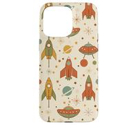 Cohetes Retro y OVNI Modern Atomic Sci-Fi Rocket Century Carcasa para iPhone 15 Pro MAX
