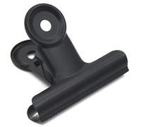 Coideal 12 paquete grande negro Bulldog Binder clips de papel/metal bisagra Clip archivo abrazaderas para manualidades, dibujos, fotos en casa cocina y oficina Useage (negro, 2 1/2 pulgadas)