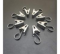Coideal - Paquete de 25 Clips de Cortina pequeños, Ganchos, Luces de Fiesta de Cadena Plana, Soporte para Perchas para Fotos, exhibición de Arte y artesanía
