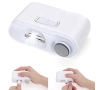 Coikes Cortaúñas eléctrico portátil para uñas eléctrico con LED Light 2 en 1 cortaúñas eléctrico 2 velocidades cortaúñas para recién nacidos, niños, adultos, ancianos (blanco)
