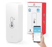 Coikes Sensor de termómetro de higrómetro WiFi para el hogar, Tuya WiFi Inteligente Sensor de Temperatura y Humedad, sensor de humedad, Bluetooth Termómetro Higrómetro, para Hogar, Oficina, Hotel (1)