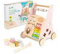 COIL Babywalker - Andador 3 en 1, cochecito de madera, juguete educativo, a partir de 12 meses