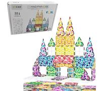 COIL Bloques de construcción magnéticos, azulejos magnéticos, bloques magnéticos, juguetes para niños, bloques de construcción coloridos, juegos de juguetes de construcción, imanes, piezas magnéticas