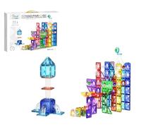 COIL Bloques de construcción magnéticos, azulejos magnéticos, bloques magnéticos, juguetes para niños, bloques de construcción coloridos, juegos de juguetes de construcción, imanes, piezas magnéticas