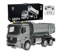 COIL Coche RC Coche RC Coche RC Camión Volquete teledirigido E590-003 1:20 Frecuencia: 2,4 GHz, Control Remoto Luz, Sonido, 45 x 19,8 x 16 cm, a partir de 6 años, Gris