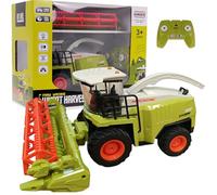 COIL RC Cosechadora Tractor 6611 - Juguete de granja teledirigido para niños, 1:24, 2,4 GHz, con luz y sonido, material ABS resistente, juguete educativo interactivo, ideal para niños a partir de 3