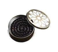 Coil Dispenser Box - Metal Storage Unit, Covered Coil Keeper, Portable Carry Holder, Heat Resistant Organizer Case | Indoor Outdoor Control Solution for Home Garden Picnic Outdoor Relaxation
