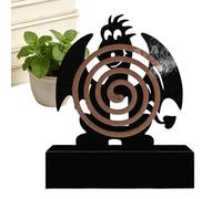 Coil Incense Holder - Animal Decorative Fireproof Stand Compact Design | Spiral Incense Burner Holder For Indoor and Outdoor Use | Decorative Arma Accessory For Bedroom Living Room Kitchen Office Gar
