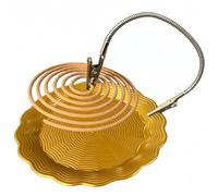 Coil Incense Stand, Metal Clamp Holder, 5.91 Inches Ash Collecting Tray with Clamp, Sturdy Iron Burner, Vertical Metal Support, Coil Incense Frame for Outdoor Patio Backyard Garden Use Relaxation