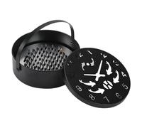 Coil incenseBurning Box | Reusable Iron Ash Catcher Container | Reusable Container and Ash Catcher, It Keeps Any Room Clean. Colocarlo en salas de estar, salas de estudio, patios, jardines, terrazas