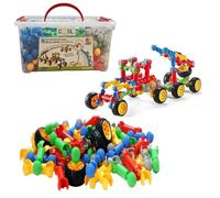 COIL Juego de bloques de construcción, bloques de construcción, bloques de conexión, juego de bloques de conexión, juguetes educativos, juguetes de construcción, para niños a partir de 3 años