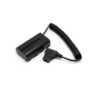 Coiled D-Tap to L-Series F550 Battery Dummy Cable for Sony Feelworld/Atomos Shinobi Small hd/Andycine Camera Monitor