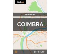 Coimbra, Portugal - City Map [Idioma Inglés]