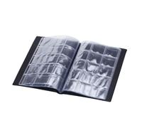 Coin Album Collection Sheet Co mmemorative Penny Collecting Book Home Vertical Design for Collectors Travel Craft Gift Black