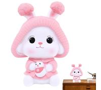 Coin Bank, Bunny Cash Bank for Kids, Creative Animal Figura Money Safe, Novelty Collectible for Learning, Education, and Coin Recognition, 5.31x6.3x9.06 pulgadas