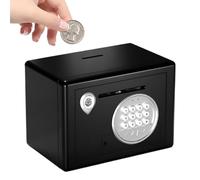 Coin Bank - Electric Password Safe for Students Teens | Digital Money Box with Lockable Lid, Fun Savings Prop for Living Room Bedroom Study Room Bookshelf Bedside Display
