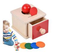 Coin Box Toy - Tambor de Babilero de madera, Rastreador Educativo Clasificación, Juego de Caída para Bebés Estilo de Dinero | Juguetes Interactivos Para Niños, Niñas, Cumpleaños, Navidad
