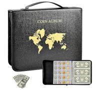 Coin Collection Book - Coin Collecting Album, Transparent Coinss Collector Books, Currency Collection Book For Portable New Year's Gift