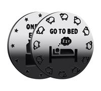 Coin Go To Bed 1 Episodio más, 1 Tiempo de Juego más para Bed Coin | Moneda de decisión de los Padres de Doble Cara 1 Tiempo de Juego para la Cama Moneda Divertida del Destino | IR a la Cama 1 Epi